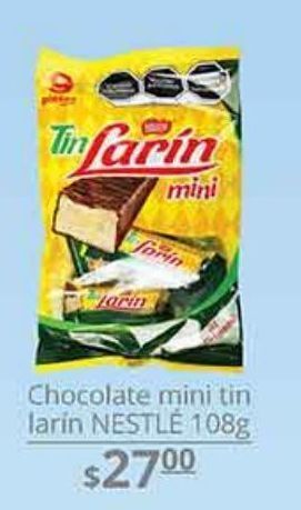 La Comer Chocolate mini tin larín nestlé 108g oferta