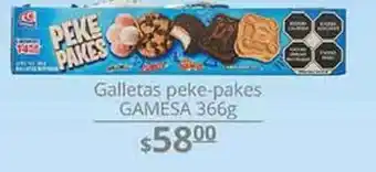 La Comer Galletas peke pakes gamesa 366g oferta