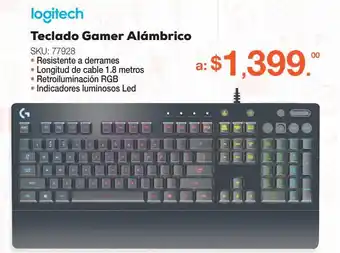 RadioShack Teclado gamer alámbrico oferta