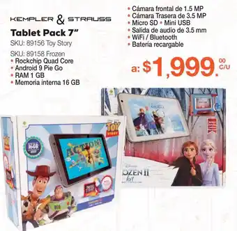 Tablet pack 7”