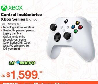 RadioShack Control inalámbrico xbox series blanco oferta