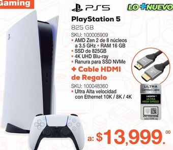 RadioShack Playstation 5 825 gb oferta