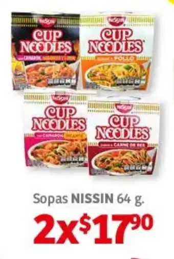 Sopas NISSIN 64g