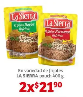 En Variedad de frijoles LA SIERRA pouch 400g
