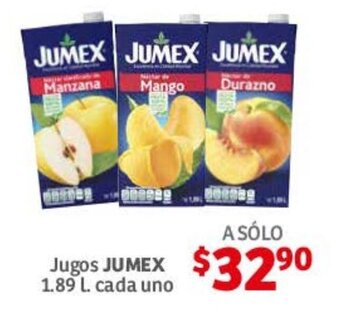 Soriana Híper Jugos JUMEX 1.89 l cada uno oferta