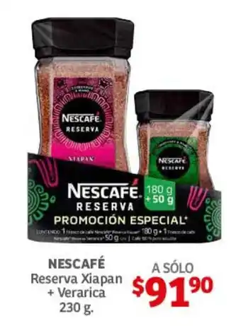 NESCAFE Reserva Xiapan + Verarica 230g