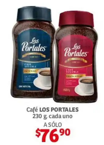 Soriana Híper Cafe LOS PORTALES 230g cada uno oferta
