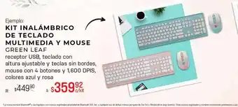 Woolworth Kit inalambrico de teclado multimedia y mouse oferta