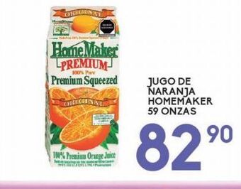 Alsuper Jugo de naranja home maker 59oz oferta