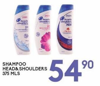 Alsuper Shampoo head & shoulders 375ml oferta