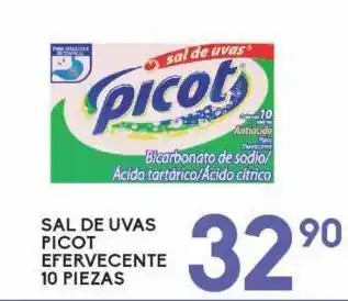 Sal de uvas picot efervecente 10pzas