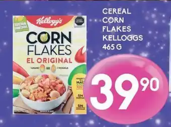Alsuper Cereal corn flakes kelloggs 465g oferta