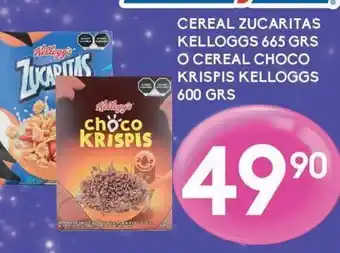 Alsuper Cereal zucaritas kellogg's o choco krispis oferta