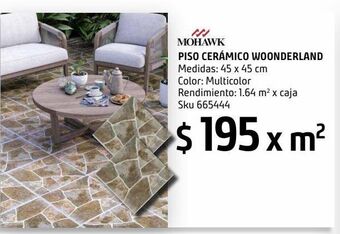 Sodimac Homecenter Piso cerámico woonderland 45x45cm oferta