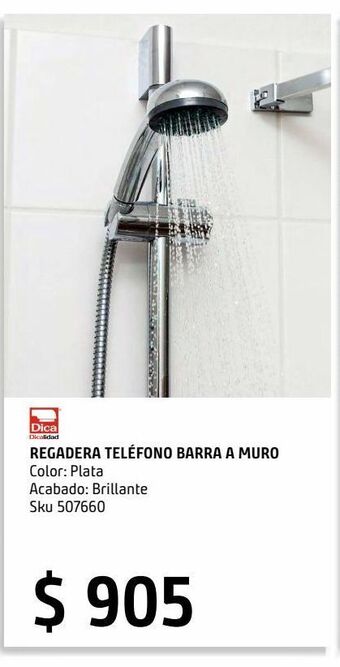 Sodimac Homecenter Regadera telefono barra a muro 3008bm oferta