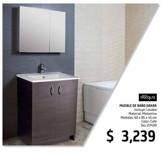 Sodimac Homecenter Mueble de baño sin espejo roble dakar oferta