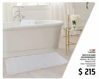 Sodimac Homecenter Tapete de baño antiderrapante 38x76 cm oferta