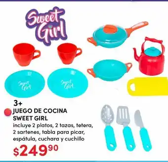 DelSol Juego de cocina sweet girl oferta