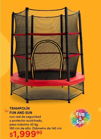 DelSol Trampolín fun and sun oferta