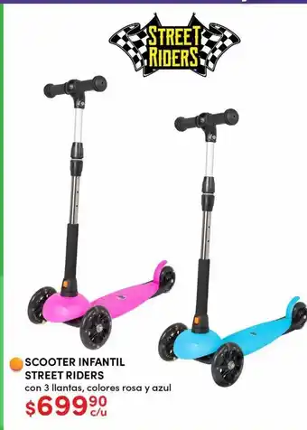DelSol Scooter infantil street riders oferta