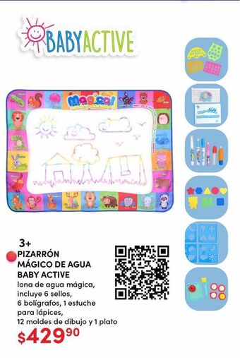 Pizarron magico de agua baby active