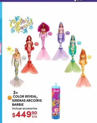 Woolworth Sirenas arcoiris barbie oferta