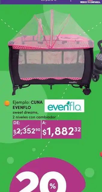 Cuna evenflo