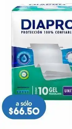 Farmacia San Pablo Diapro predoblado gel x 10 unids oferta