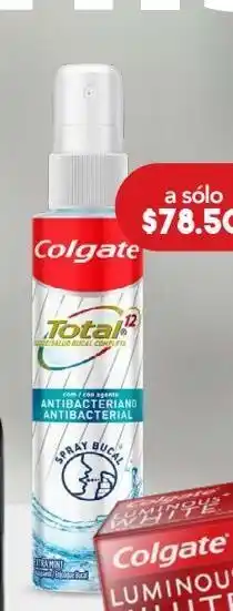 Farmacia San Pablo Colgate total 12 extra mint spray bucal x 60 ml oferta