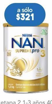 Farmacia San Pablo Nan supreme pro 3 alimento a base de leche para niños desde 1 año oferta