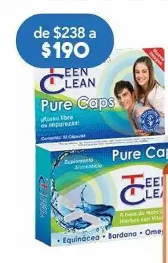 Farmacia San Pablo Teen clean suplemento alimenticio para un rostro libre de impurezas oferta