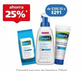 Farmacia San Pablo Cetaphil espuma de limpieza suave para rostro con piel normal y sensible oferta