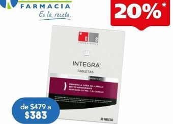 Farmacia San Pablo Integra suplemento alimenticio anticaída oferta