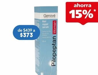 Farmacia San Pablo Genové cuidado capilar pilopeptan woman suero oferta