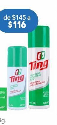 Farmacia San Pablo Ting 150 g aerosol lata ácido undecilenico 19.46 g oferta