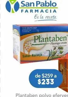 Farmacia San Pablo Plantaben efervescente oferta