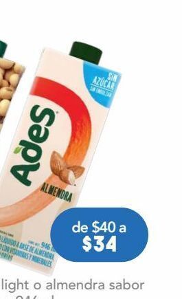 Farmacia San Pablo Ades alimento líquido a base de almendra oferta