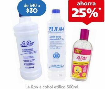 Le roy alcohol etílico desnaturalizado