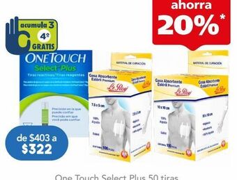 Farmacia San Pablo One touch select plus tiras reactivas oferta