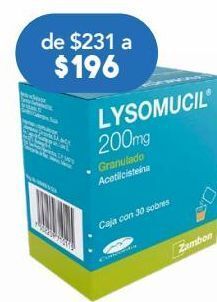 Farmacia San Pablo Lysomucil granulado 30 granulado sobre oferta