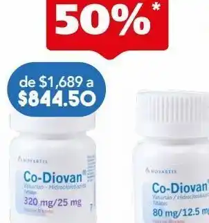 Co-diovan 30 tabletas frasco