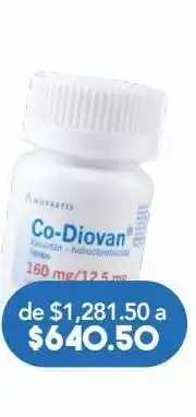 Farmacia San Pablo Co-diovan 30 tableta frasco oferta