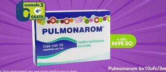 Farmacia San Pablo Pulmonarom solución 10 solución ampolleta oferta