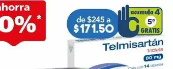 Farmacia San Pablo Telmisartán 80.0 mg oferta