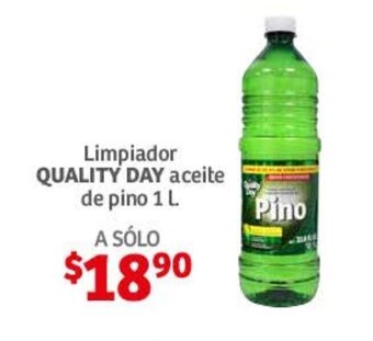 Soriana Híper Limpiador QUALITY DAY Aceite de pino 1L oferta