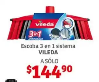 Escoba 3 en 1 sistema VILEDA