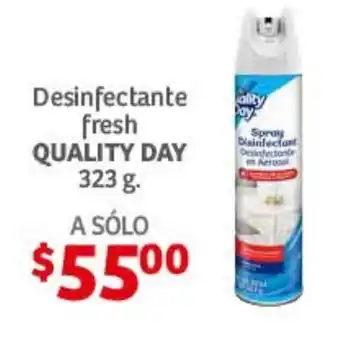 Soriana Híper Desinfectante fresh QUALITY DAY oferta