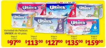 Soriana Híper Variedad de Pañales UNISEX de 40 pzas oferta