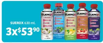 Soriana Híper SUEROX 630 ml oferta