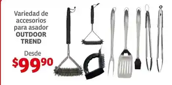 Soriana Híper Variedad de accesorios para asador OUTDOOR TREND oferta